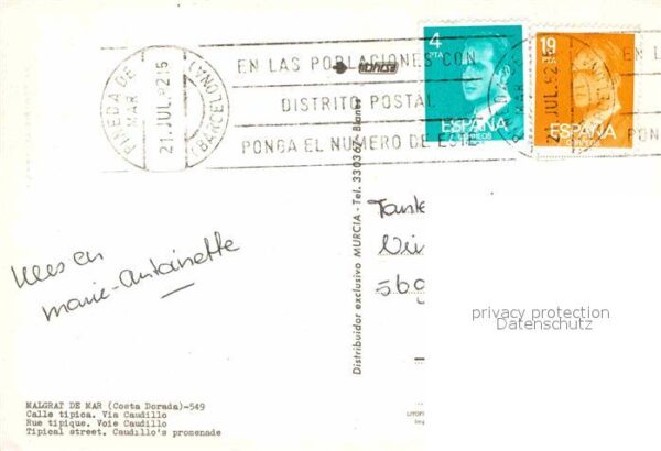 Malgrat de Mar Calle tipica Via Caudillo – Bild 2