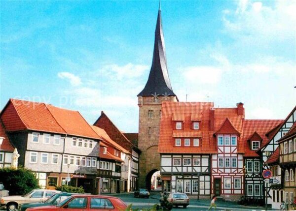Duderstadt Westerturm Altstadt Fachwerkhäuser 1000