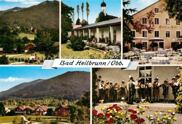 Bad Heilbrunn Stallauer Eck Wandelhalle Hotel Kurpark