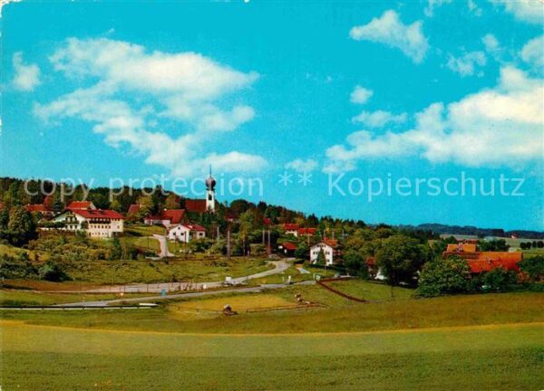 Icking Isartal Ortsansicht mit Kirche