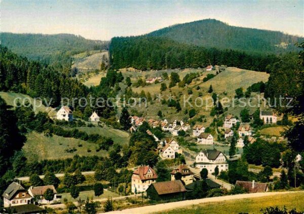 Schoenmuenzach Panorama Kneipp Luftkurort im Murgtal S