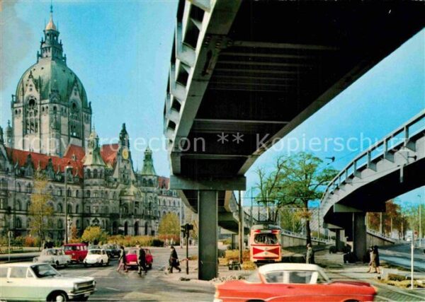 Hannover Auffahrt der neuen Stahlhochstrasse Rat