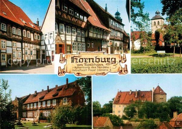 Hornburg Wolfenbuettel Fachwerkstadt im Ilsetal Wasserstrasse