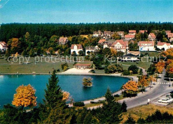 Hahnenklee-Bockswiese Harz Kurteiche Höhenluftkurort im Herbst