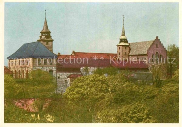 Oslo Norwegen Akershus Slott Schloss