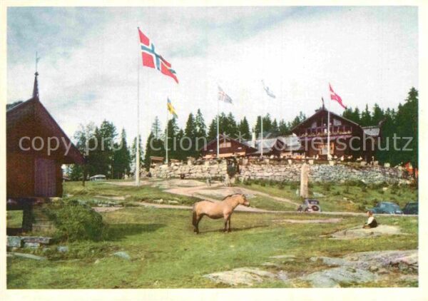 Oslo Norwegen Frognerseteren Gaststätte Restaurant Fj