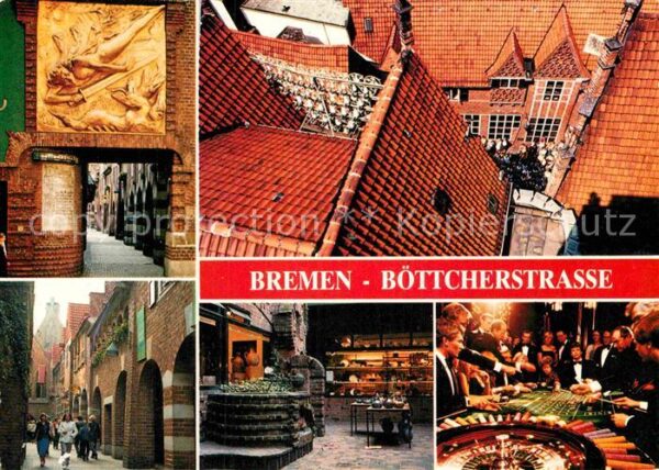 Bremen Böttcherstrasse Altstadt Roulette Spiel