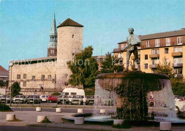 Hannover Duve Brunnen Statue Historisches Museum
