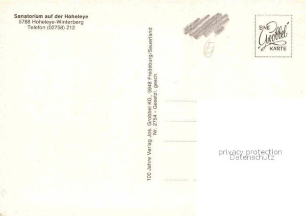 Hoheleye Sanatorium – Bild 2