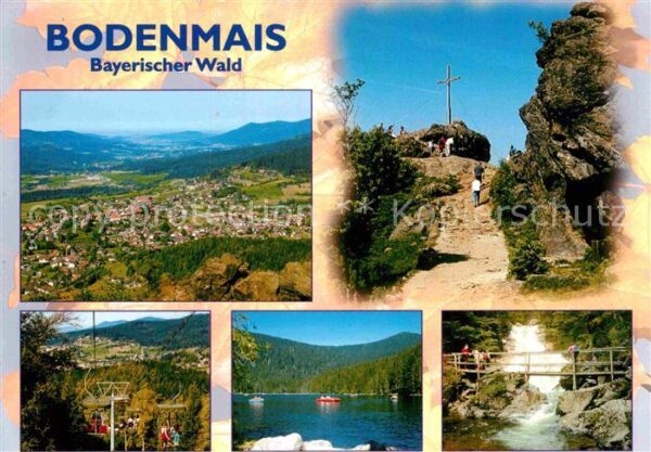 Bodenmais Pnaorama Gipfelkreuz See Bergbach Sesse