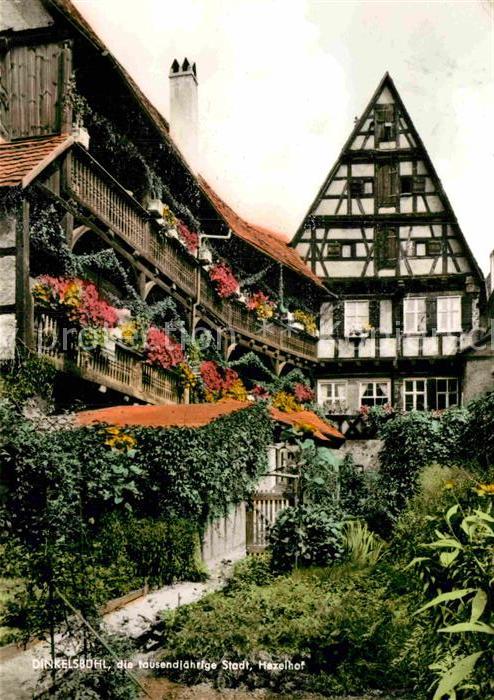 Dinkelsbuehl Hexelhof Fachwerkhaus 1000jährige Stadt