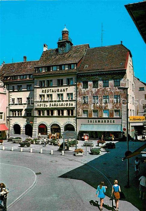 Konstanz Bodensee Altstadt Restaurant Hotel Barbarossa Fa