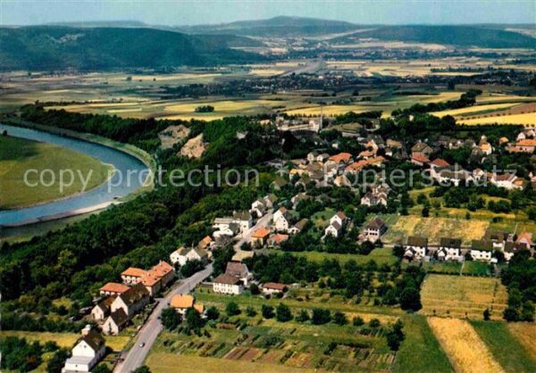 Fuerstenberg Weser Fliegeraufnahme