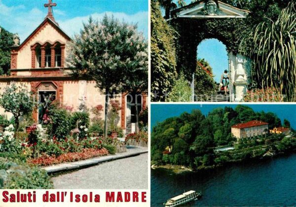 Isola Madre Lago Maggiore Kirche Insel Lago Maggiore Fliegeraufna