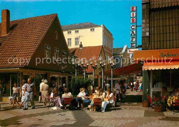 Cuxhaven Nordseebad Fussgängerzone Nordersteinstrasse Stras