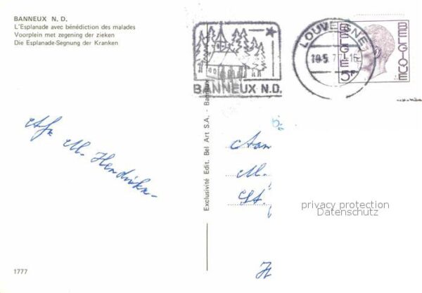 Banneux Notre Dame Explanade avec benediction des malades – Bild 2