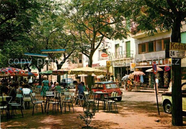 Pineda de Mar Strassencafes