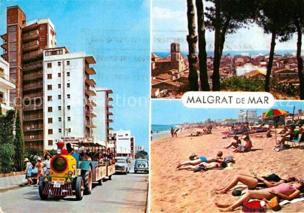 Malgrat de Mar Touristenbahn Strand