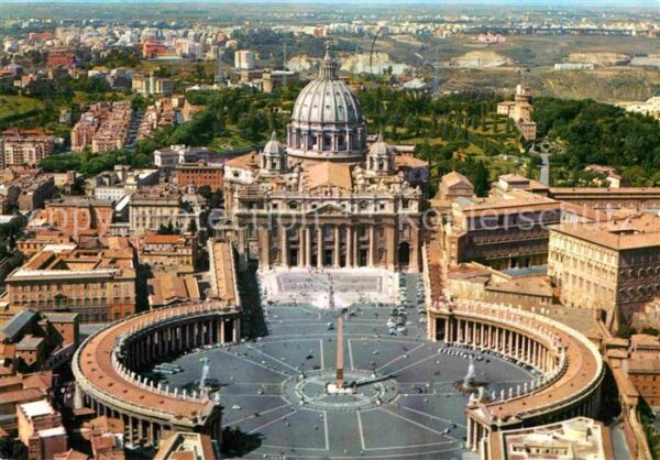 Roma Rom Piazza San Pietro veduta aerea