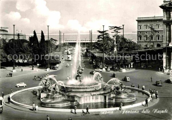 Roma Rom Fontana delle Najadi Brunnen