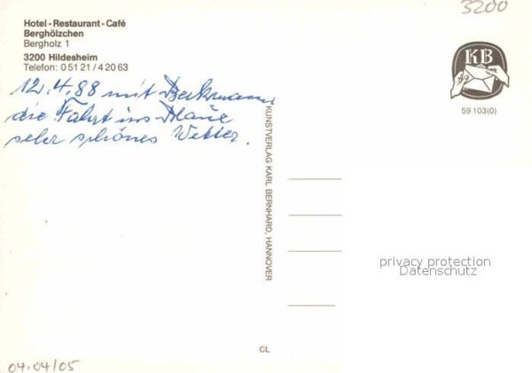 Hildesheim Hotel Restaurant Cafe Berghölzchen – Bild 2