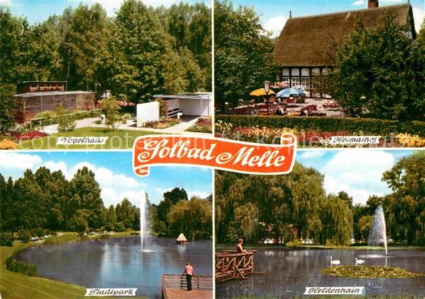 Bad Melle Osnabrueck Vogelhaus Heimathof Heldenhain Schwanen