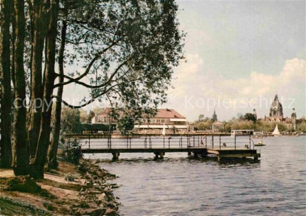 Hannover Uferpartie am Maschsee Bootsanleger Rat