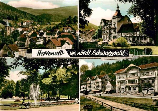 Bad Herrenalb Teilansichten Kurort im Schwarzwald Kur