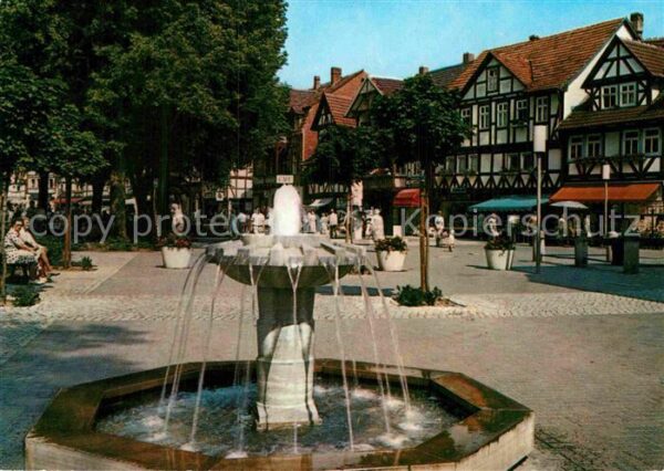 Bad Sooden-Allendorf Weinreihe Fachwerkhäuser Brunnen