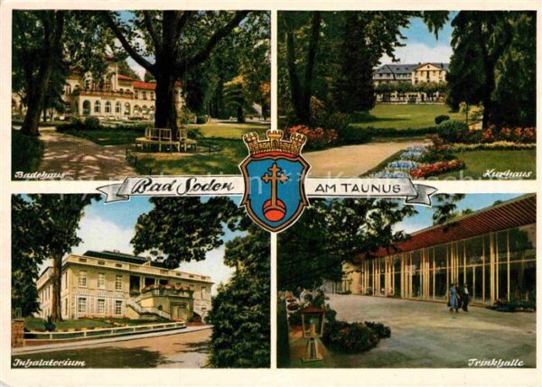 Bad Soden Taunus Badehaus Kurhaus Trinkhalle Inhalatoriu