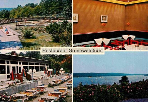 Berlin Restaurant Grunewaldturm Terrasse Minig