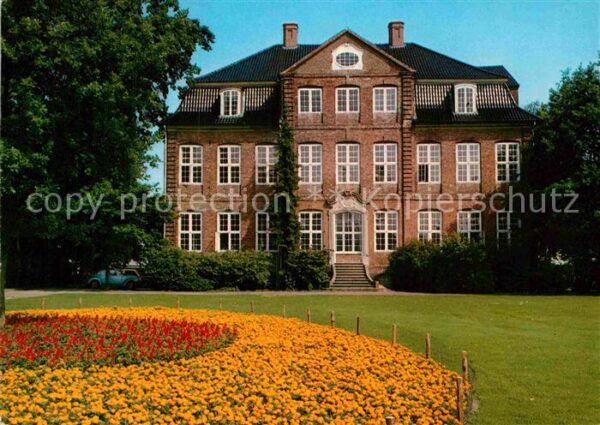 Pinneberg Drostei Stadtpalais Park Blumenbeet