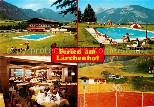 Erpfendorf Gasthof Lärchenhof Swimming Pool Tennis