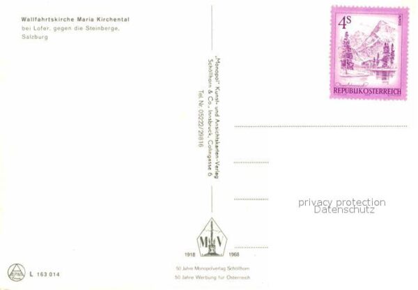 Lofer Wallfahrtskirche Maria Kirchental Lofer – Bild 2