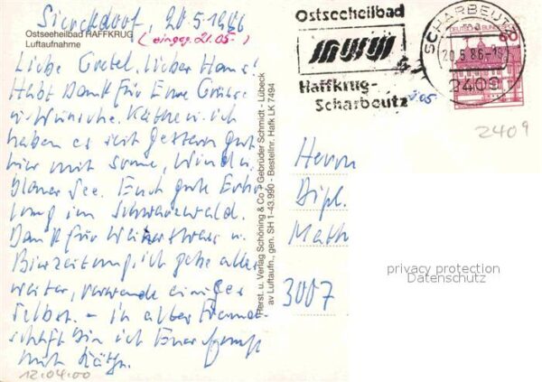 Haffkrug Ostseebad Fliegeraufnahme – Bild 2