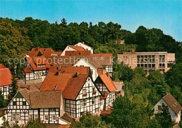 Tecklenburg Teilansicht Fachwerkhäuser