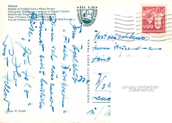 Praha Prahy Prague Pohled na Prazsky hrad a Malou Stranu P – Bild 2