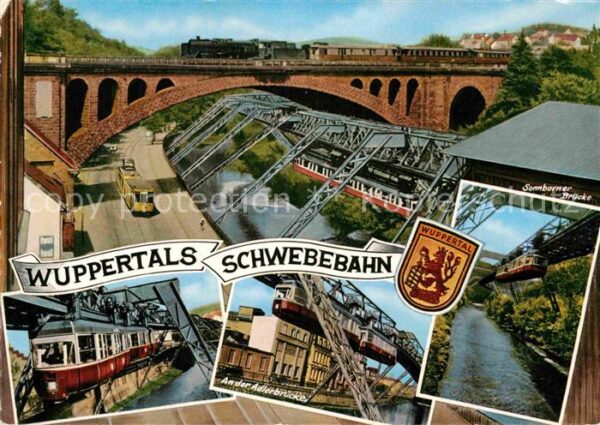 Wuppertal Schwebebahn Adlerbrücke Eisenbahnbrücke