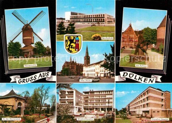 Duelken Narrenmühle Windmühle Schule Rathaus De