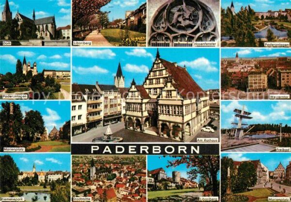 Paderborn Dom Liboriberg Hasenfenster Paderanlage