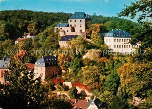 Blankenheim Ahr Ortsmotiv mit Burg