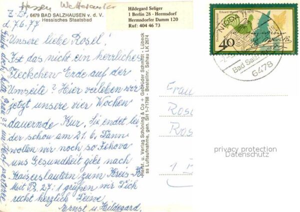 Bad Salzhausen Hessisches Staatsbad Fliegeraufnahme – Bild 2