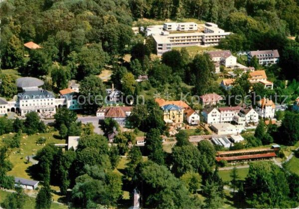 Bad Salzhausen Kurort vor dem Vogelsberg Fliegeraufnah