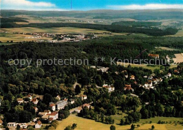 Bad Salzhausen Hessisches Staatsbad Fliegeraufnahme