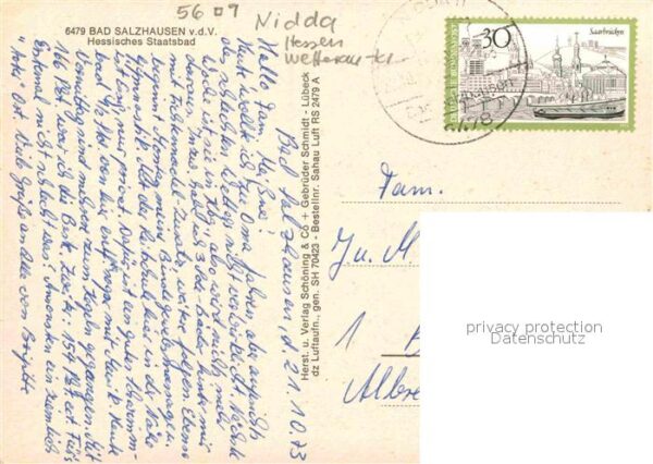 Bad Salzhausen Hessisches Staatsbad Fliegeraufnahme – Bild 2