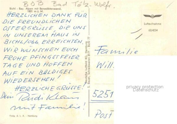 Bichl Bad Toelz mit Benediktenwand Bayerische Alpen Fli – Bild 2