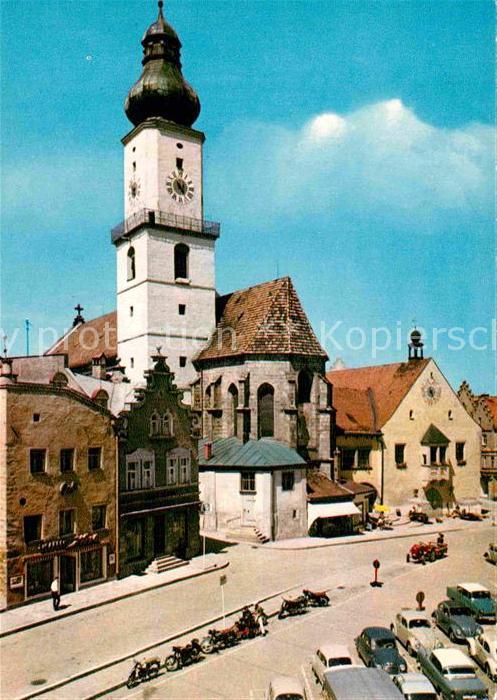 Cham Oberpfalz Marktplatz Kirche