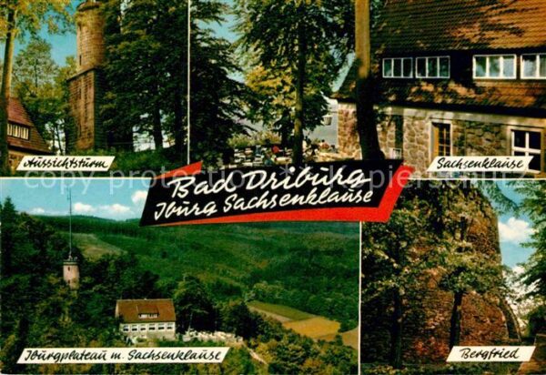 Bad Driburg Aussichtsturm Sachsenklause Bergfried I
