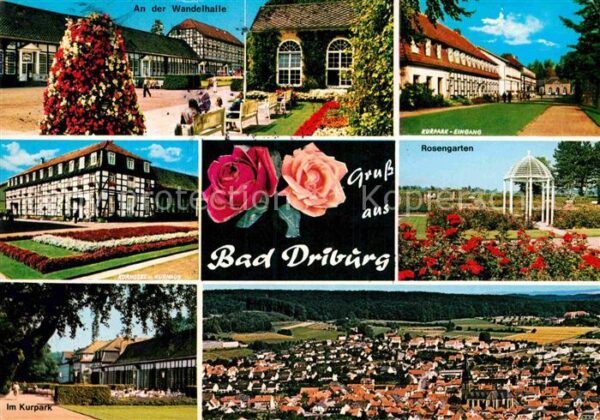 Bad Driburg Wandelhalle Kurhotel Kurhaus Kurpark Ro