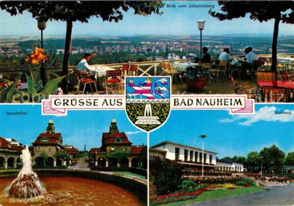 Bad Nauheim Panorama Blick vom Johannisberg Restaur